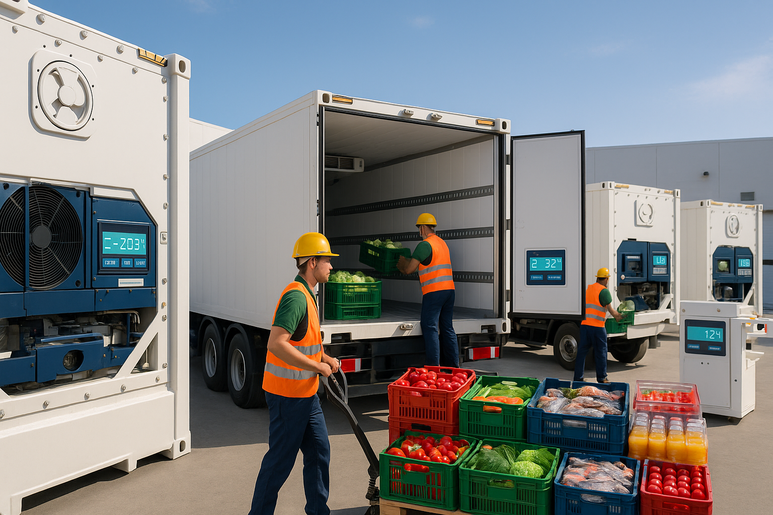 Miten kylmäsäiliöitä käytetään ruoka- ja juomalogistiikassa?